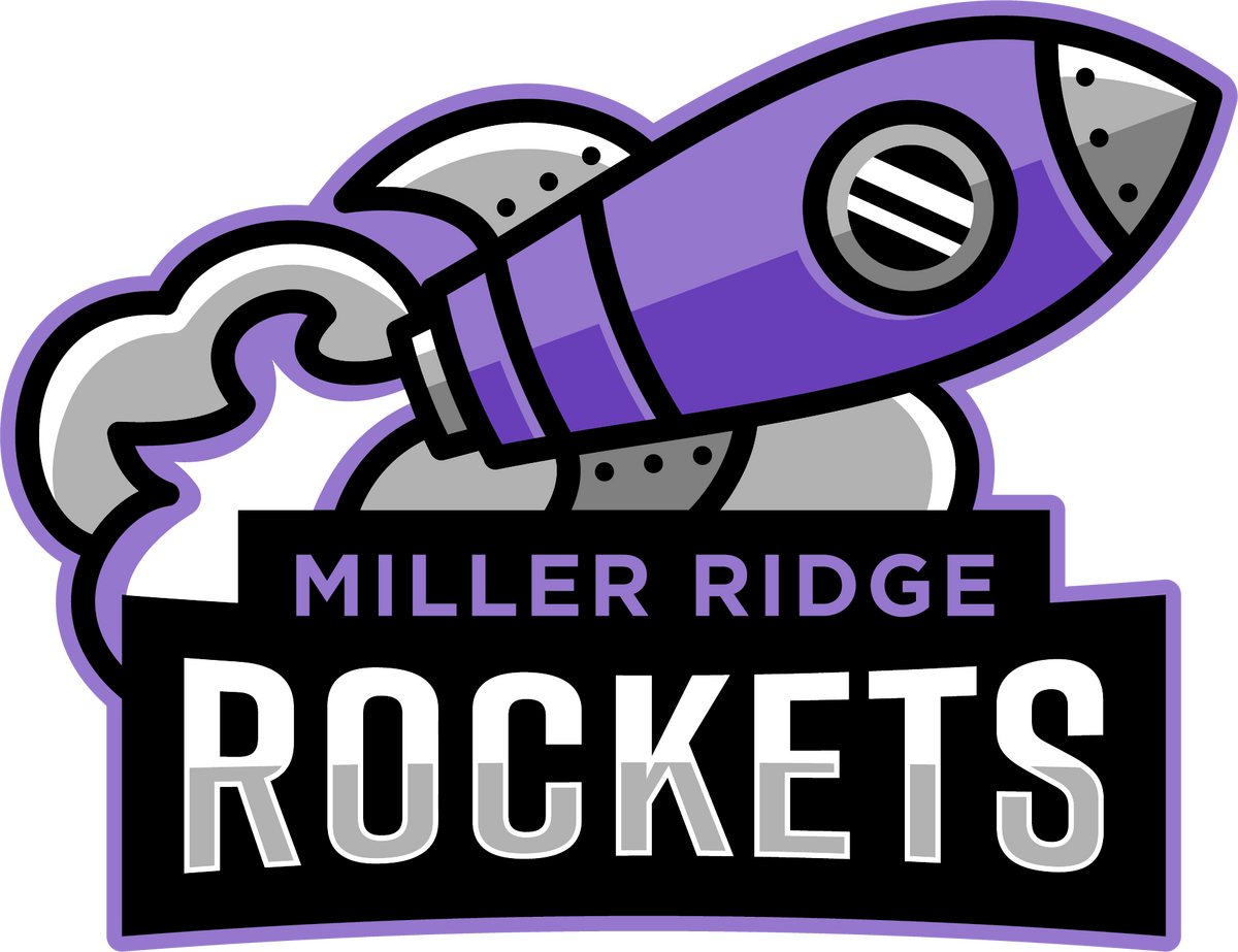 Logo for Miller Ridge Elementary rockets